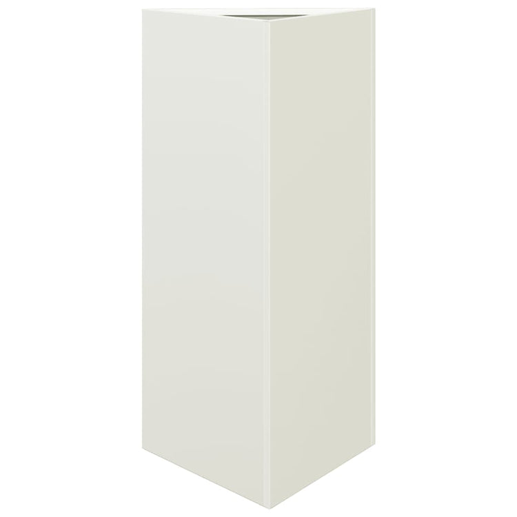Vidaxl Plannet Dreieck 40x34.5x70 cm Stahlweiß