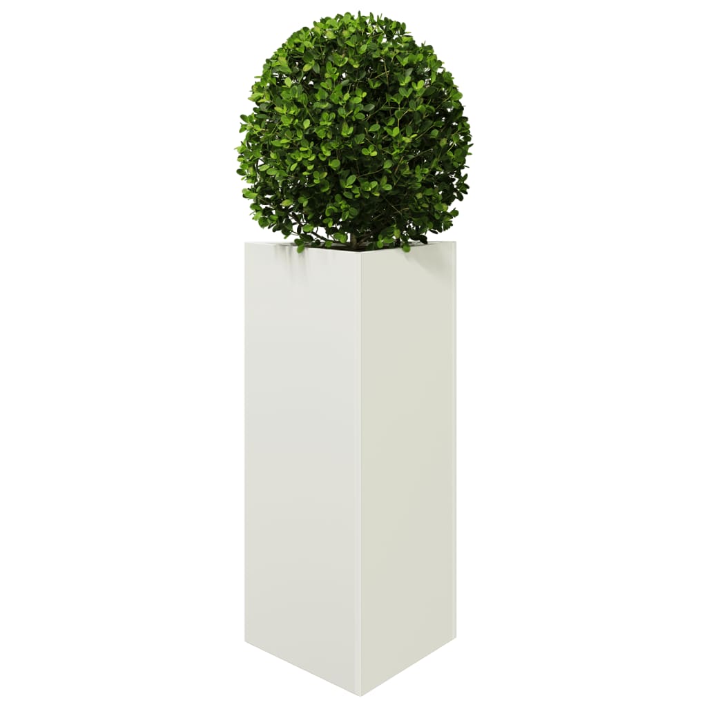 Vidaxl Plannet Dreieck 40x34.5x70 cm Stahlweiß