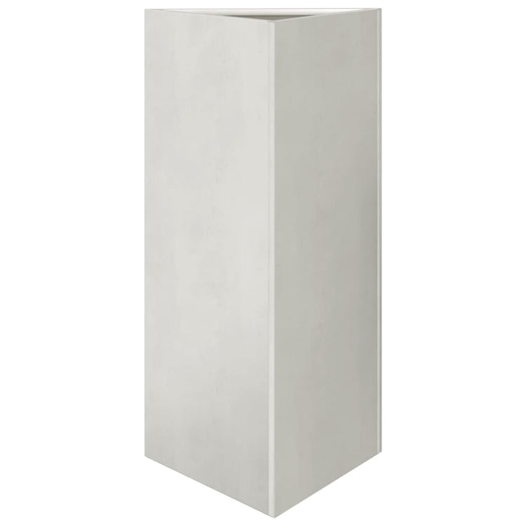 Vidaxl Plannet Dreieck 40x34.5x70 cm Edelstahl