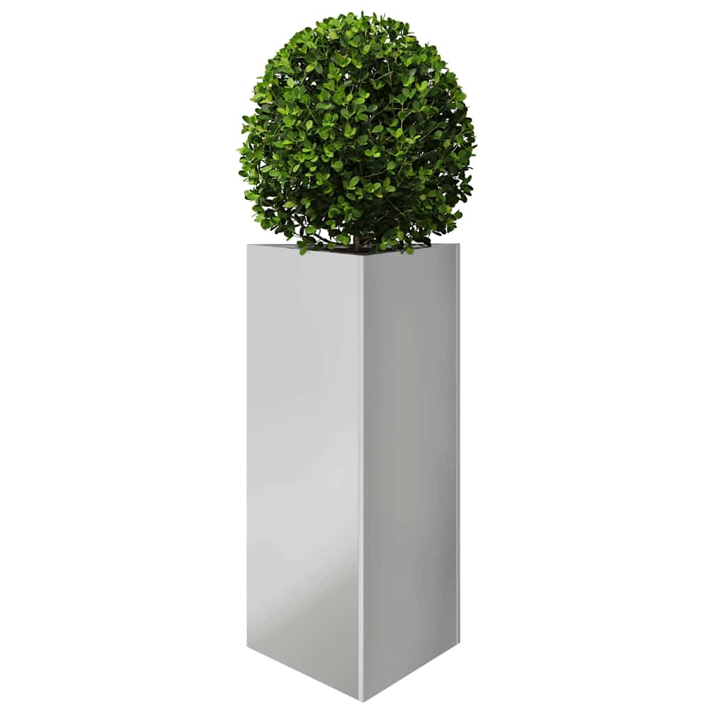 Vidaxl -Pflanzer Dreieck 40x40x75 cm verzinkter Stahl