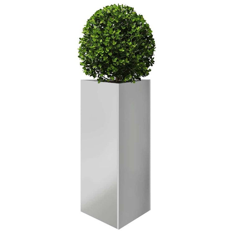 Vidaxl -Pflanzer Dreieck 40x40x75 cm verzinkter Stahl