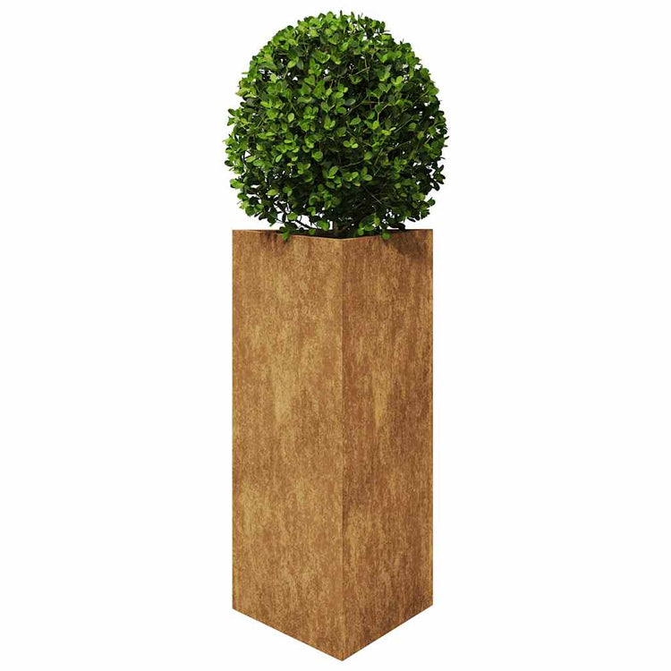 Vidaxl Pflanzer Dreieck 40x40x75 cm Wetterstahl