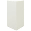 Vidaxl Plannet Dreieck 50x43x75 cm Stahlweiß