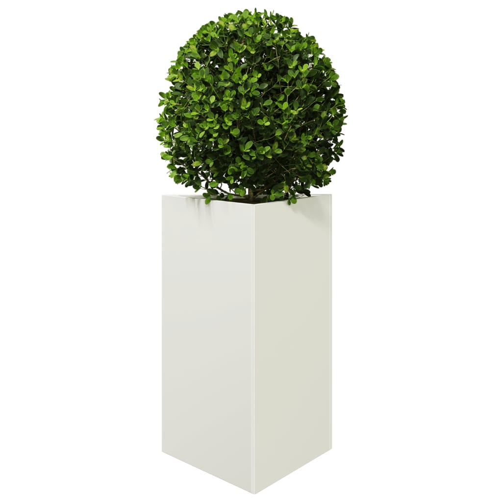 Vidaxl Plannet Dreieck 50x43x75 cm Stahlweiß