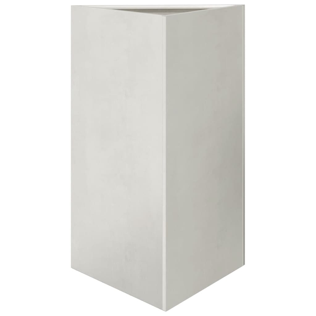 Vidaxl Plannet Dreieck 50x43x75 cm Edelstahl