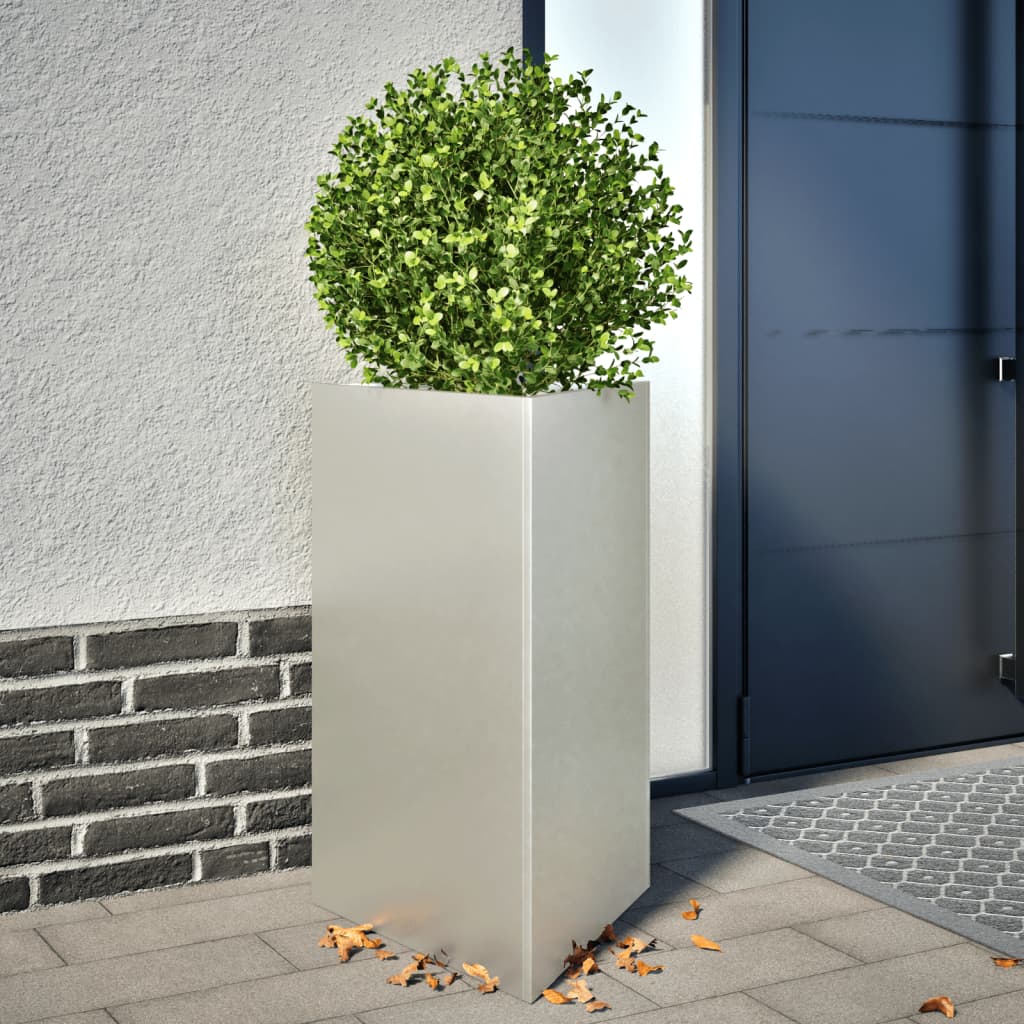 Vidaxl Plannet Dreieck 50x43x75 cm Edelstahl