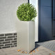 Vidaxl Plannet Dreieck 50x43x75 cm Edelstahl