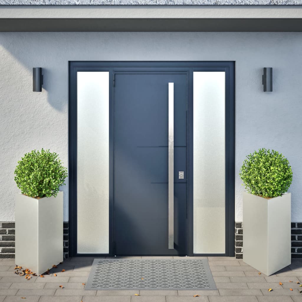 VIDAXL -Pflanzer 2 ST -Dreieck 50x43x75 cm Edelstahl