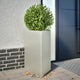 VIDAXL -Pflanzer 2 ST -Dreieck 50x43x75 cm Edelstahl