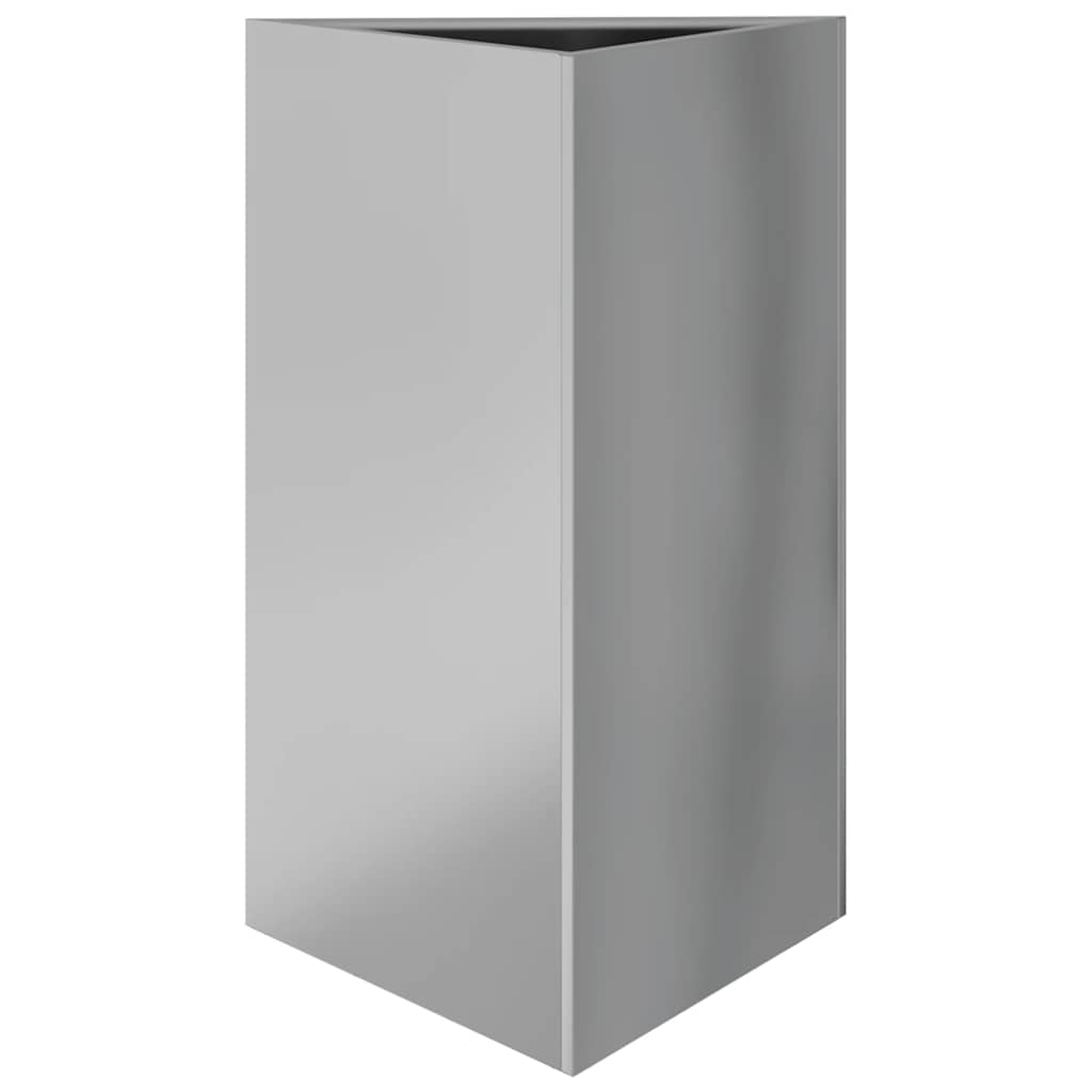 VIDAXL -Pflanzer -Dreieck 50x43x75 cm verzinkter Stahl