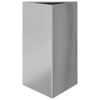 VIDAXL -Pflanzer -Dreieck 50x43x75 cm verzinkter Stahl