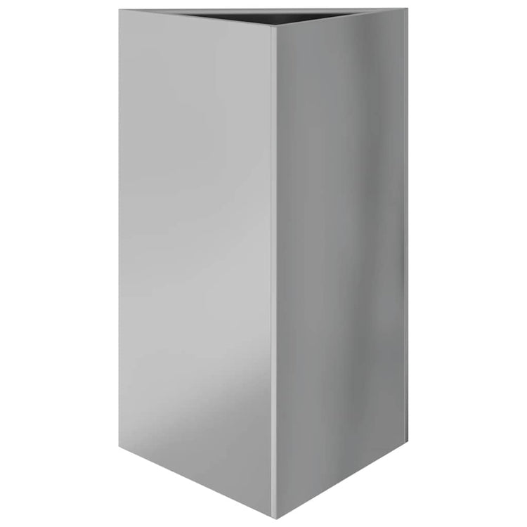 VIDAXL -Pflanzer -Dreieck 50x43x75 cm verzinkter Stahl
