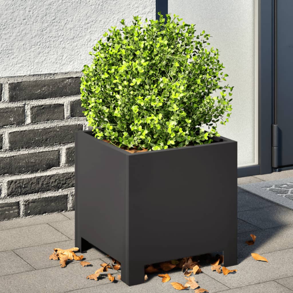 VIDAXL -Planungsbox 30x30x30 cm Stahl schwarz