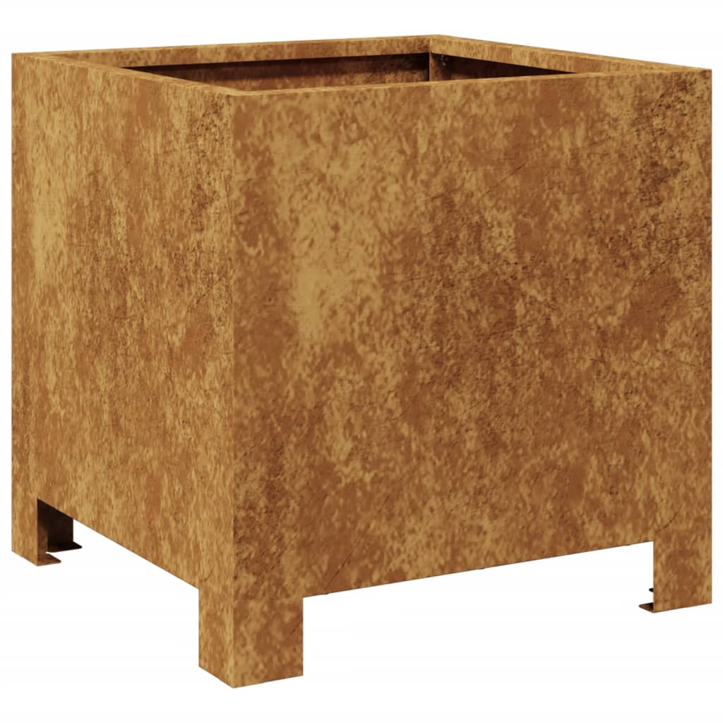 VIDAXL -Planungsbox 30x30x30 cm Wetterstahl