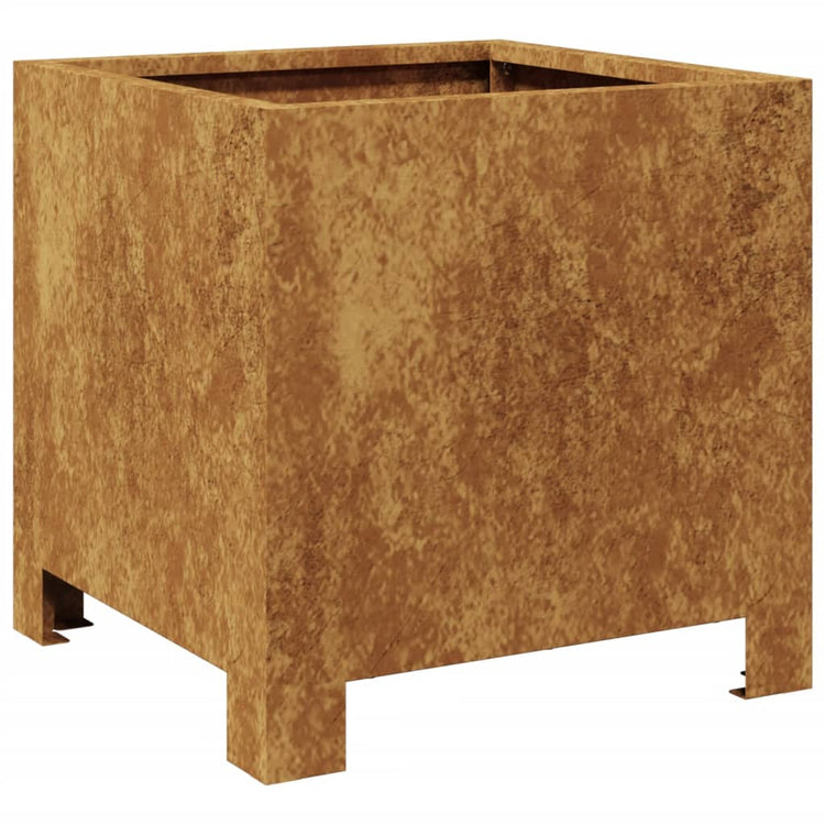 VIDAXL -Planungsbox 30x30x30 cm Wetterstahl