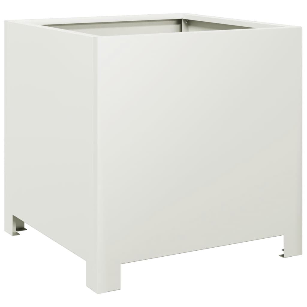 VIDAXL -Planungsbox 40x40x40 cm Stahlweiß