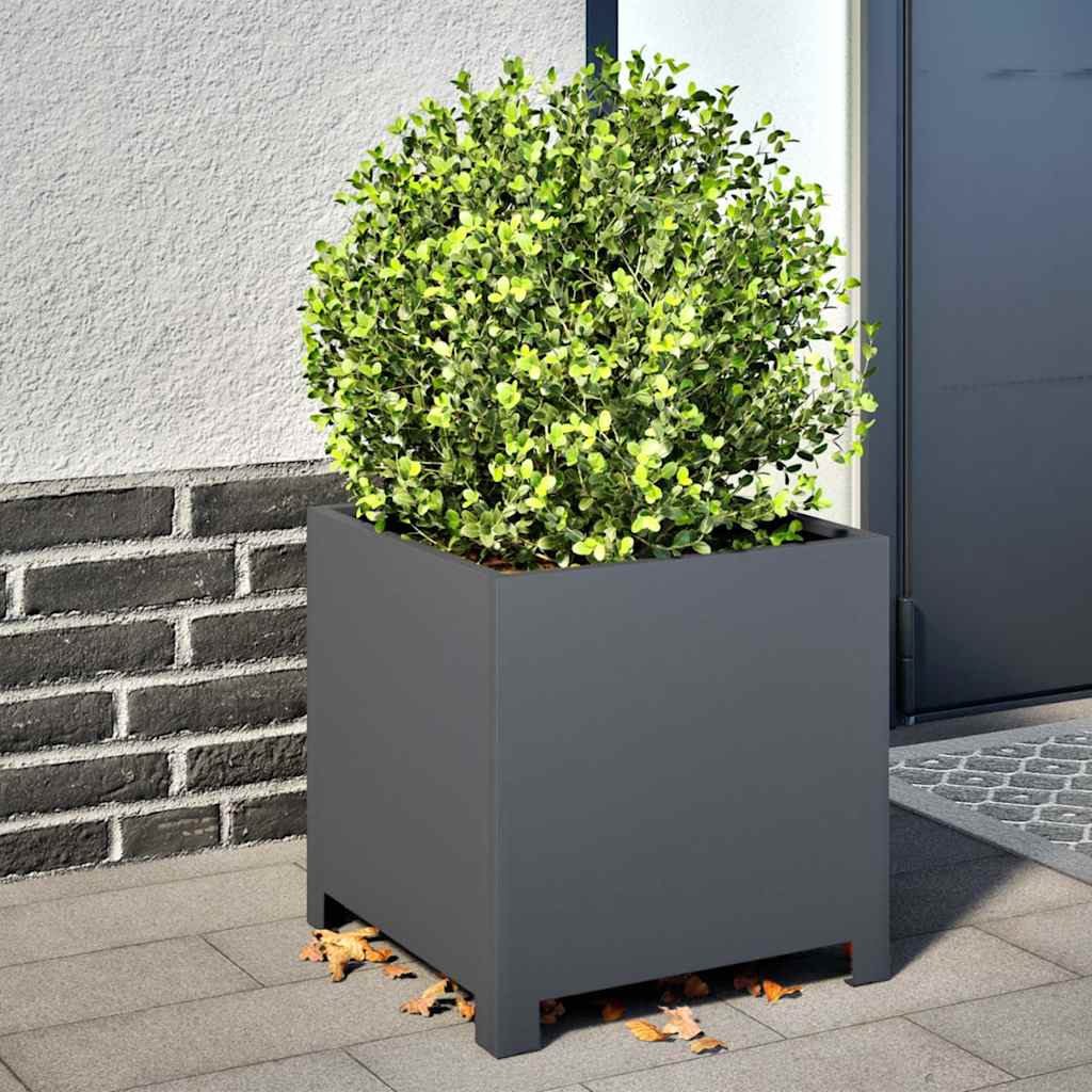 VIDAXL -Planungsbox 40x40x40 cm Stahl Anthrazit -gelöscht