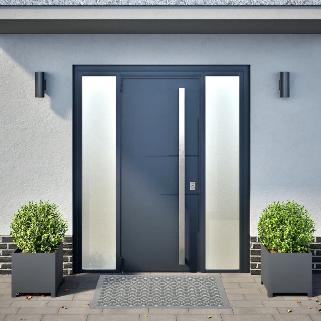 VIDAXL -Pflanzer 2 ST 40x40x40 cm Stahl Anthrazit -geläutet