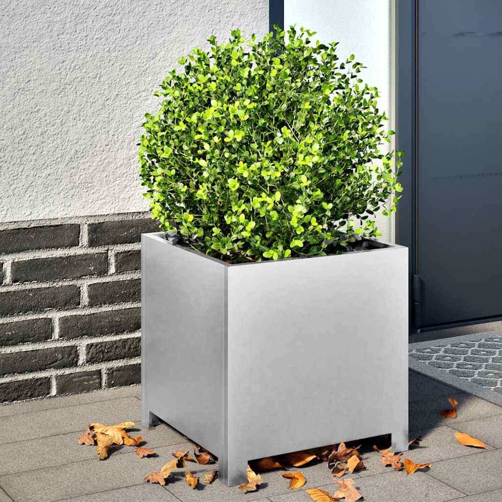 VIDAXL -Pflanzer 2 ST 40x40x40 cm verzinkter Stahl
