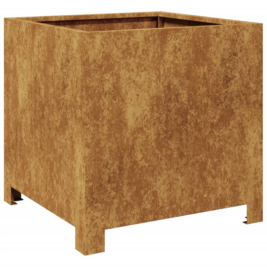 VIDAXL -Planungsbox 40x40x40 cm Wetterstahl