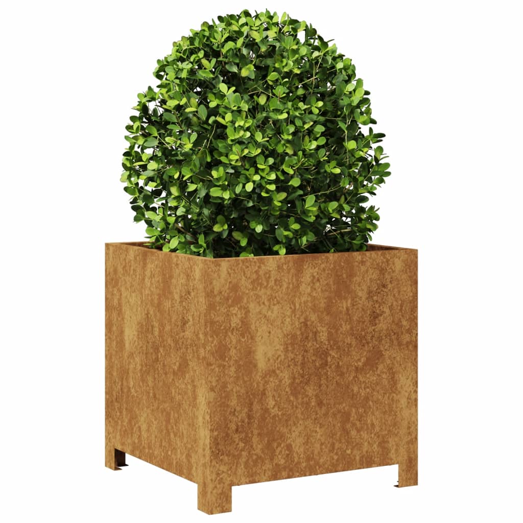 VIDAXL -Planungsbox 40x40x40 cm Wetterstahl