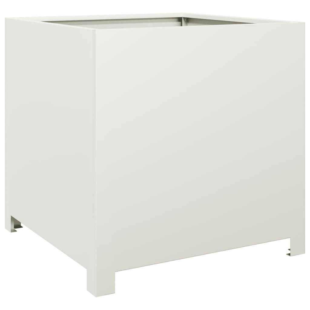 VIDAXL -Planungsbox 50x50x50 cm Stahlweiß