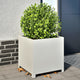 VIDAXL -Planungsbox 50x50x50 cm Stahlweiß