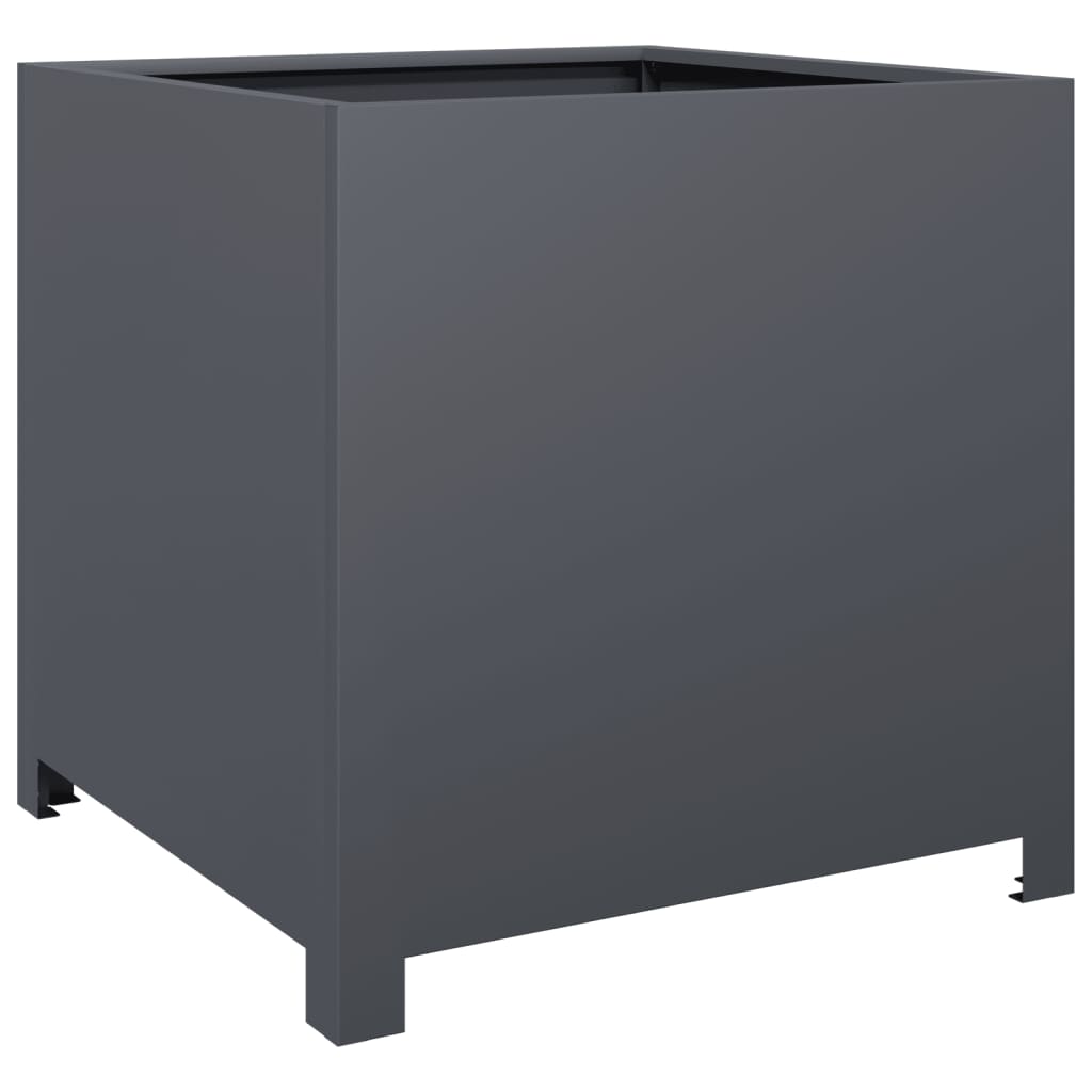 VIDAXL -Planungsbox 50x50x50 cm Stahl -Anthrazit -geläutet