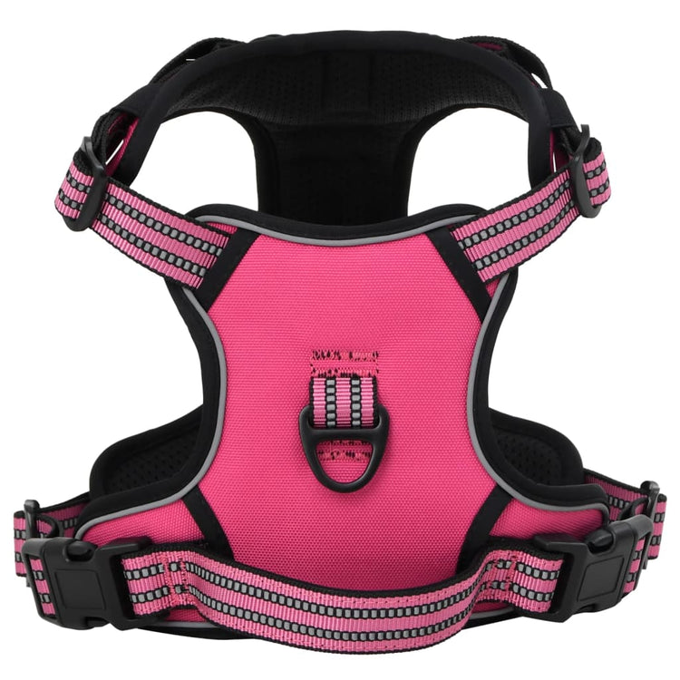 Vidaxl Hundekabelbaum mit reflektierenden Streifen verstellbar s rosa