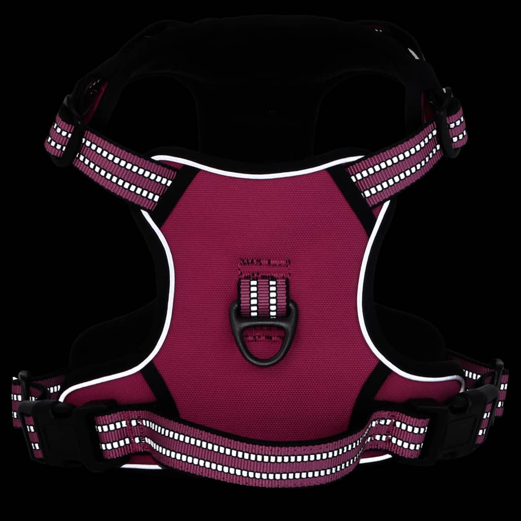 Vidaxl Hundekabelbaum mit reflektierenden Streifen verstellbar s rosa