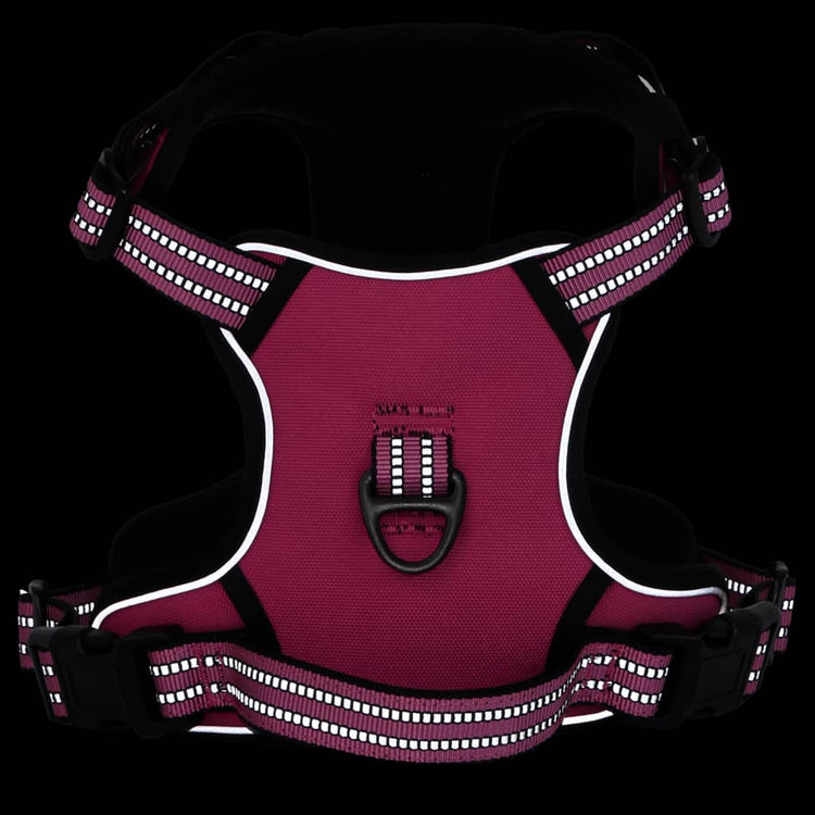 Vidaxl Hundekabelbaum mit reflektierenden Streifen verstellbar s rosa