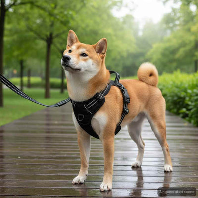 Vidaxl Hundekabelbaum mit reflektierenden Streifen verstellbar l rosa