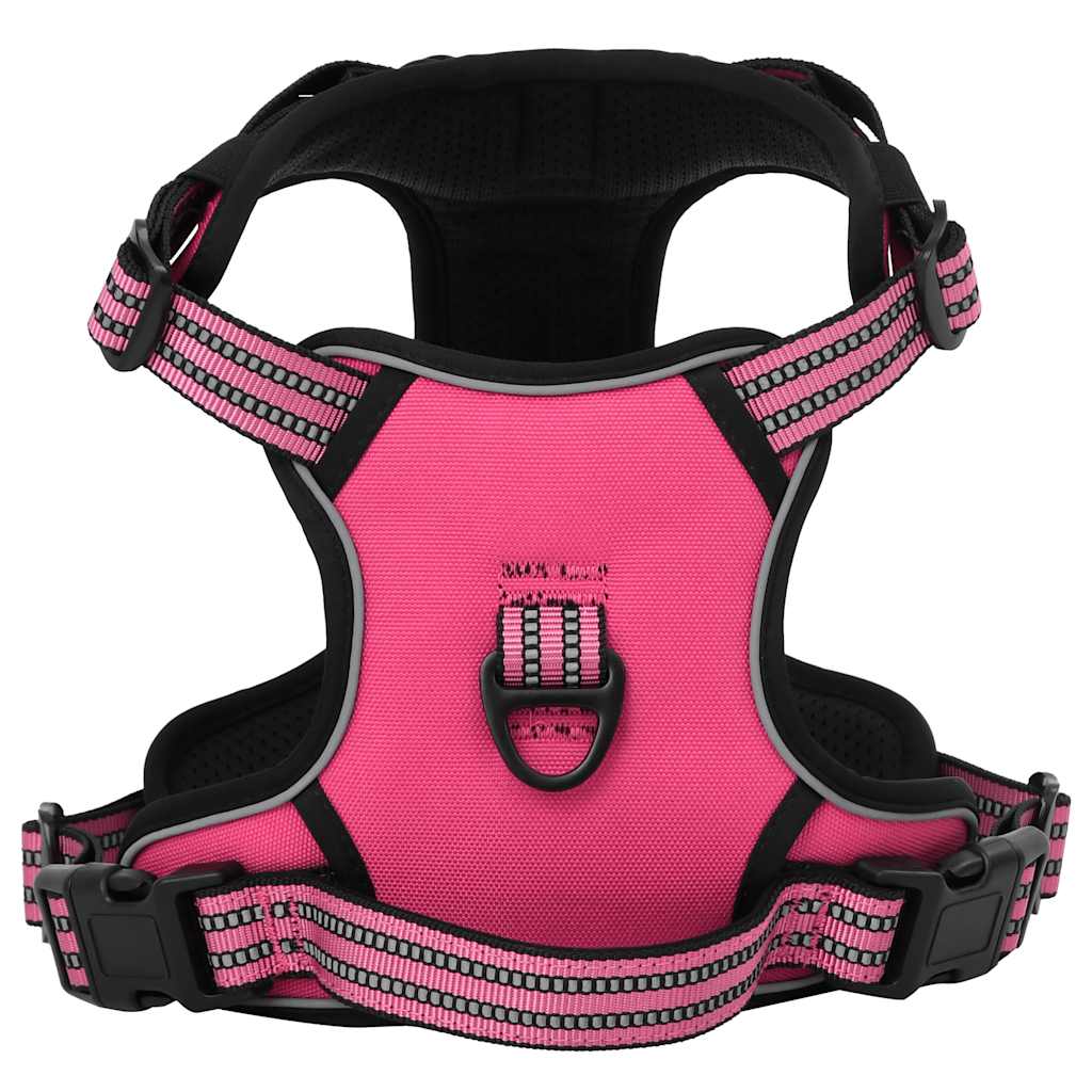 Vidaxl Hundekabelbaum mit reflektierenden Streifen einstellbar xl rosa