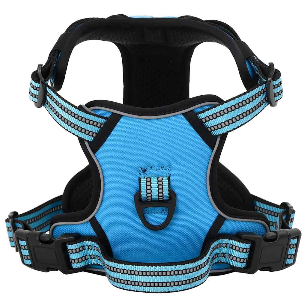 Vidaxl Hundekabelbaum mit Gürtel und Kragen einstellbar m blau
