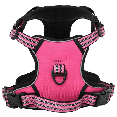 Vidaxl Hundeband mit Gürtel und Kragen verstellbar l Pink