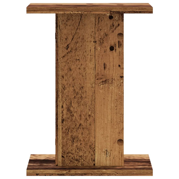 VidaXL Lautsprecherständer 2 Stück 30x30x40 cm behandeltes Holz, altholzfarben