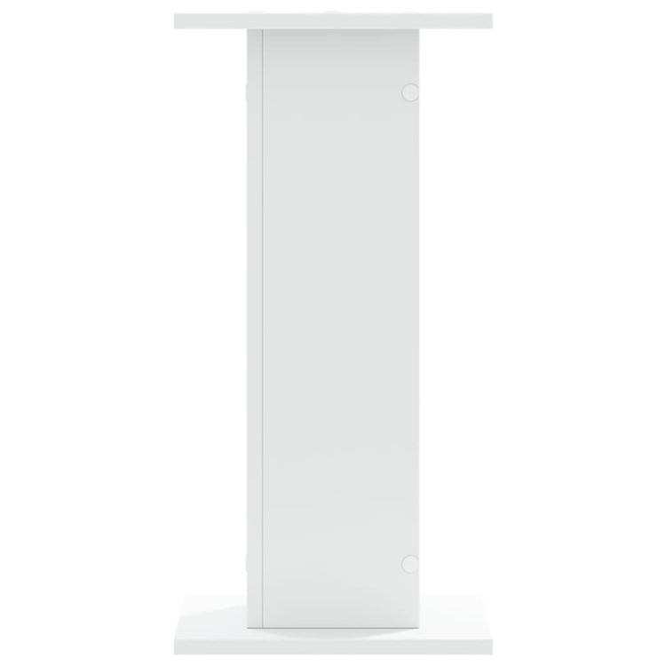 Vidaxl -Lautsprecher steht 2 PCs 30x30x60 cm verarbeitetes Holz weiß