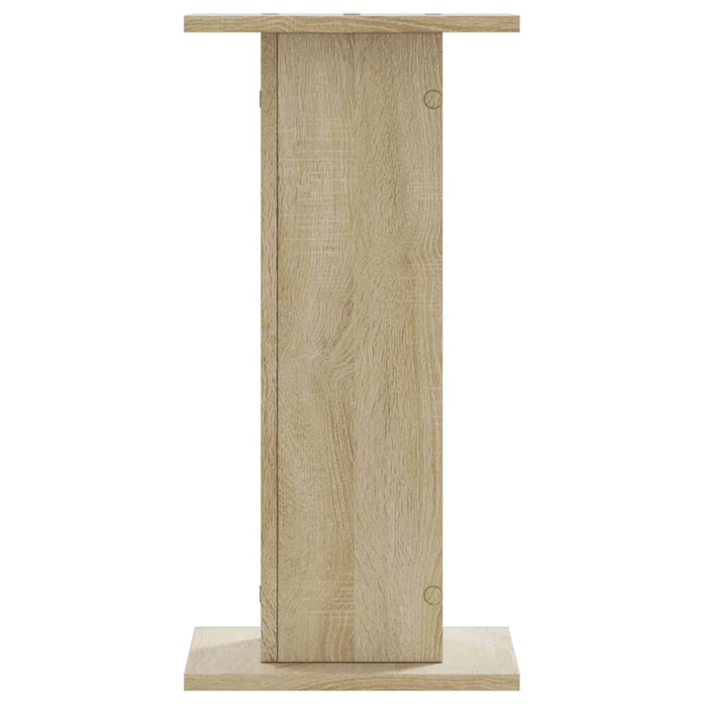 VIDAXL -Lautsprecher steht 2 PCs 30x30x60 cm verarbeitetes Holz Sonoma Oak