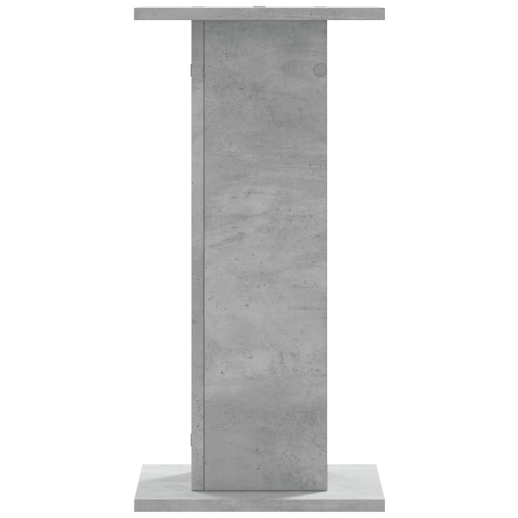 VIDAXL -Lautsprecher Ständer 2 PCs 30x30x60 cm verarbeiteter Holzbetonglijs