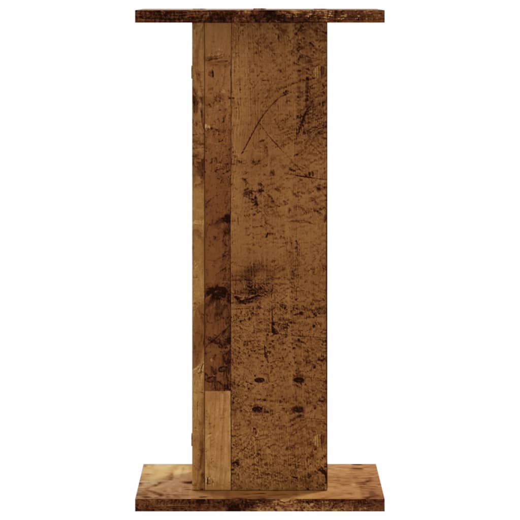 Vidaxx Lautsprecherständer 2 Stück 30x30x60 cm behandeltes Holz, altholzfarben