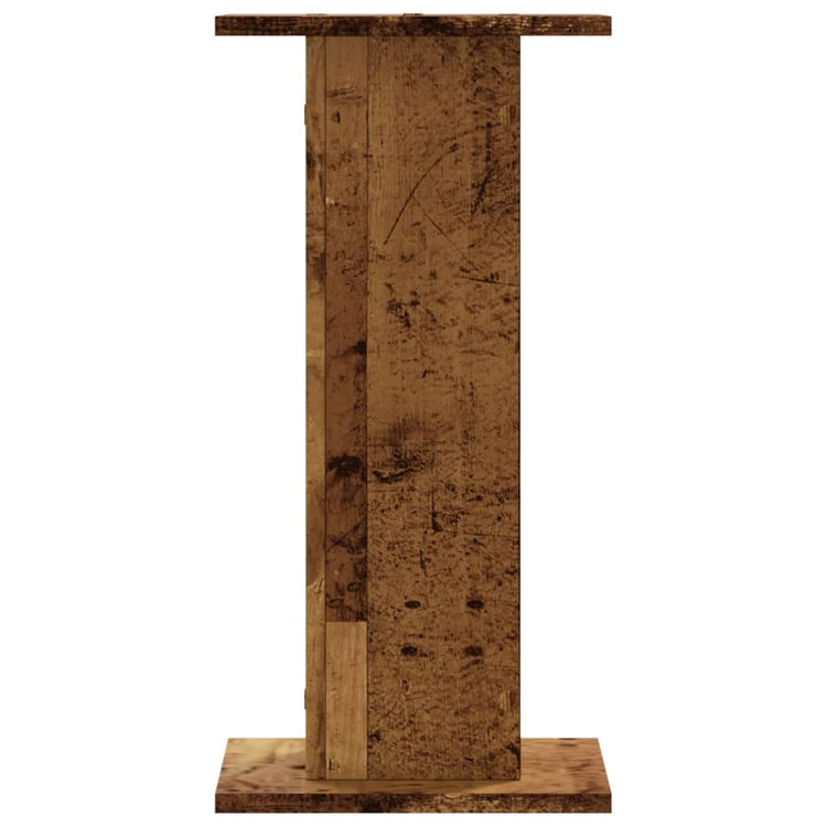 Vidaxx Lautsprecherständer 2 Stück 30x30x60 cm behandeltes Holz, altholzfarben