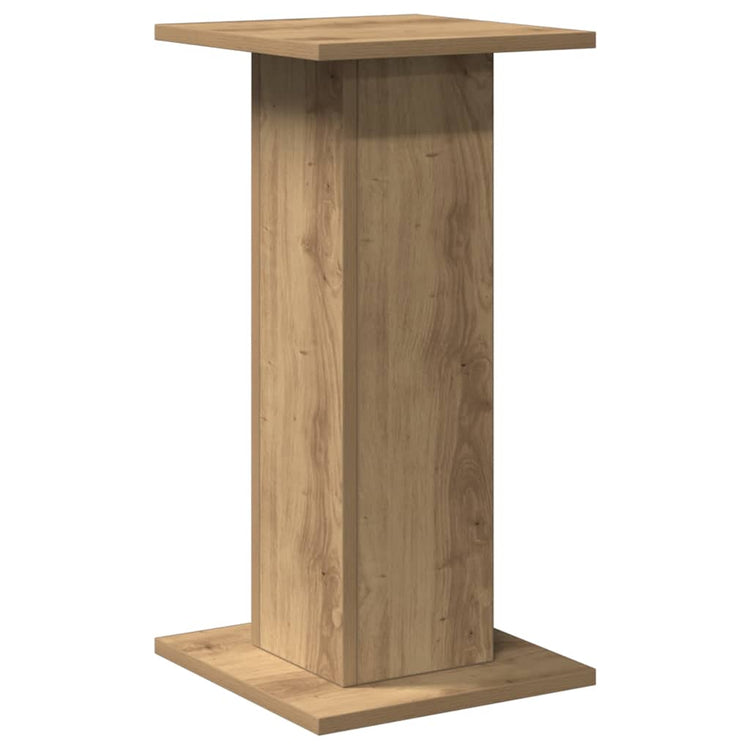 VidaXL Lautsprecherständer 2 Stück 30x30x60 cm Holz, handwerklich eichenfarben