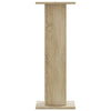 VIDAXL -Lautsprecher steht 2 PCs 30x30x80 cm verarbeitetes Holz Sonoma Oak