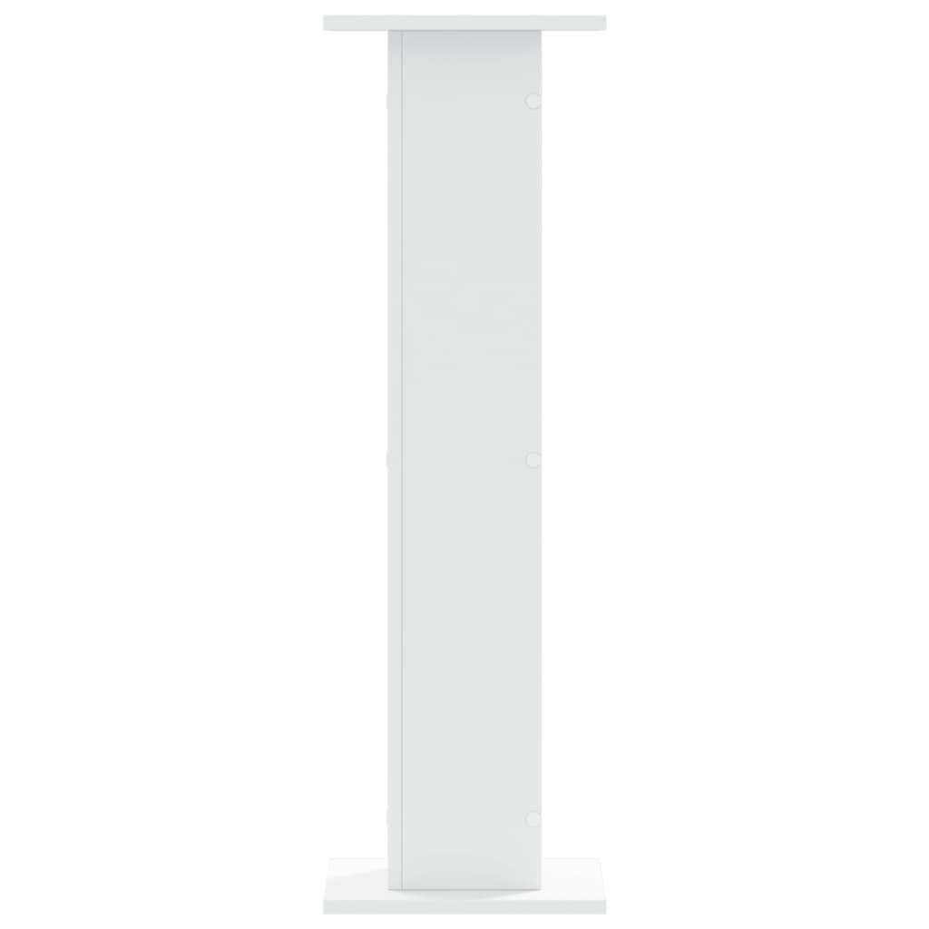 Vidaxl -Lautsprecher steht 2 PCs 30x30x95 cm verarbeitetes Holz weiß