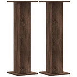 VIDAXL -Lautsprecher steht 2 PCs 30x30x95 cm verarbeiteter Holzbraun -Eiche - afbeelding 2