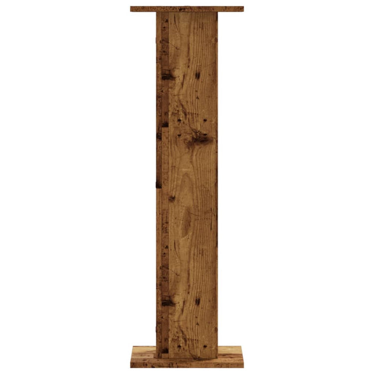 VidaXL Lautsprecherständer 2 Stück 30x30x95 cm behandeltes Holz, altholzfarben