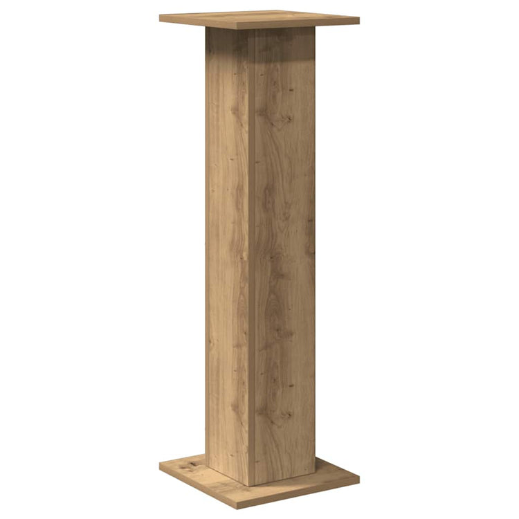 VidaXL Lautsprecherständer 2 Stück 30x30x95 cm Holz, handwerklich eichenfarben