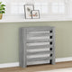 VIDAXL -Radiatorkonstruktion 78x20x82 cm verarbeitetes Holzgrau Sonoma Eiche Farbe