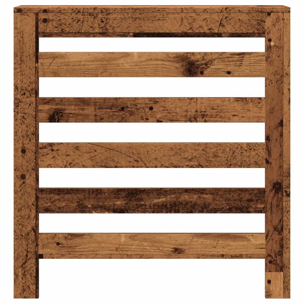 VIDAXL -Radiatorkonstruktion 78x20x82 cm verarbeitetes Holz altes Holz