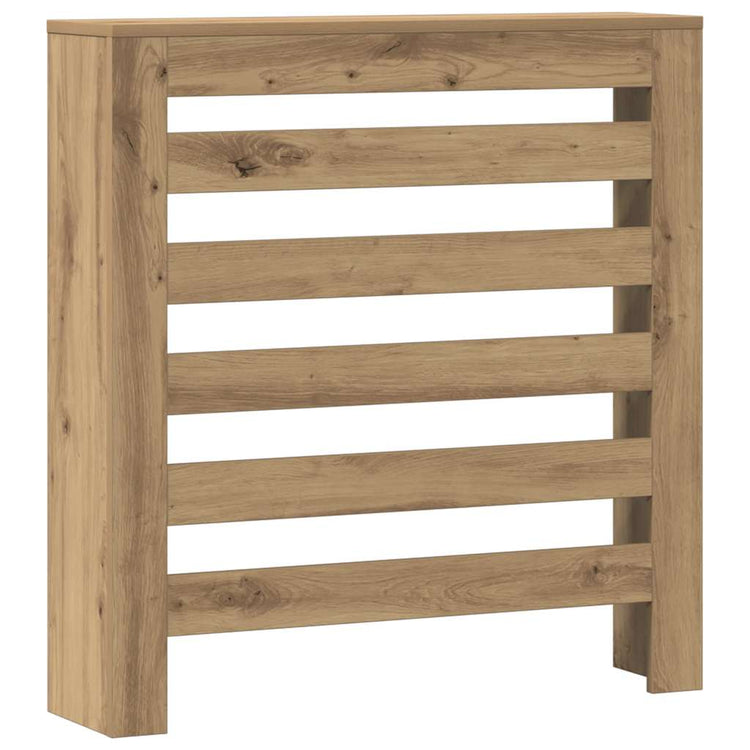 Vidaxx-Heizkörpergehäuse 78 x 20 x 82 cm, handgefertigtes Holz, handwerkliche Eichenfarbe